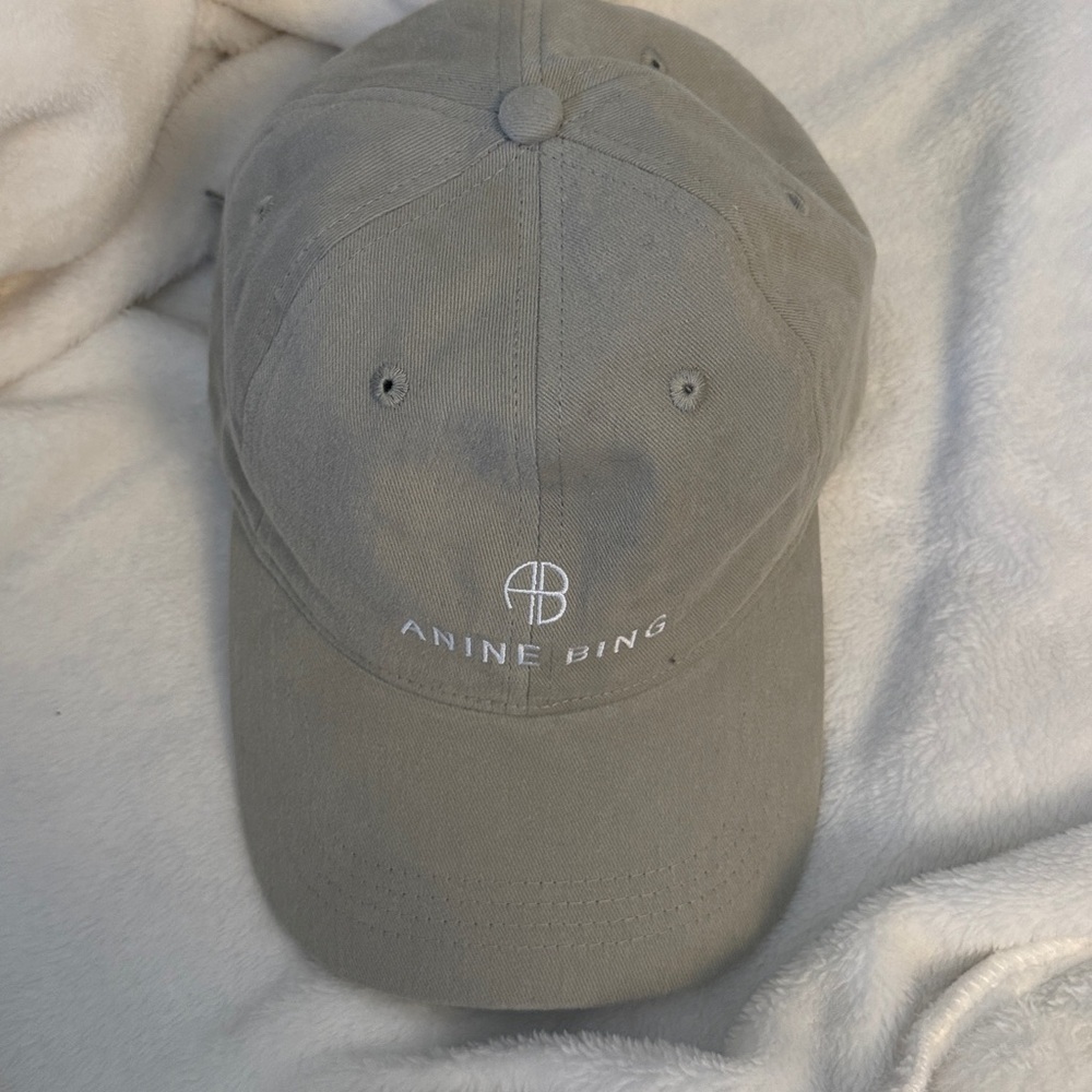 Anine Bing Light Gray Men's Hat
